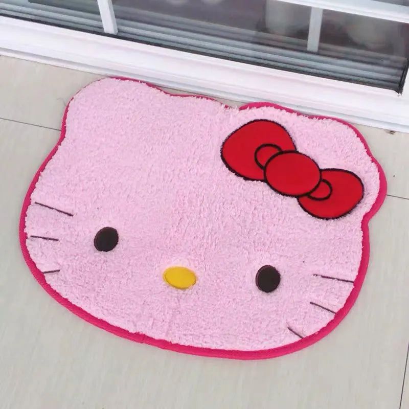 Adorable Hello Kitty Floor Mat | Absorbent and Non-Slip Doormat