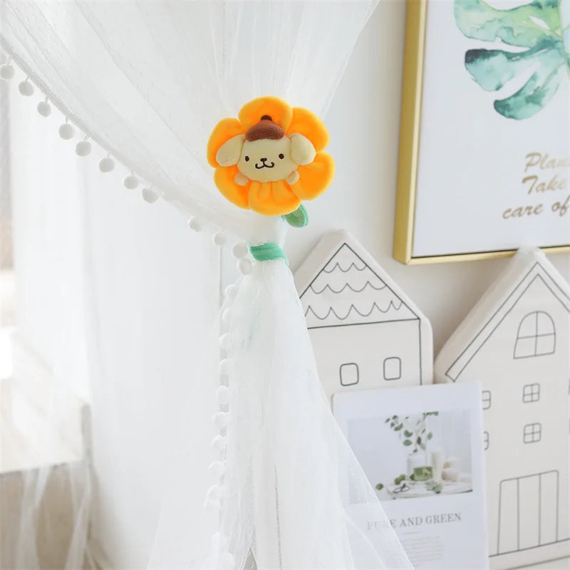 Pochacco Multifunctional Sunflower Plush Band for Curtain