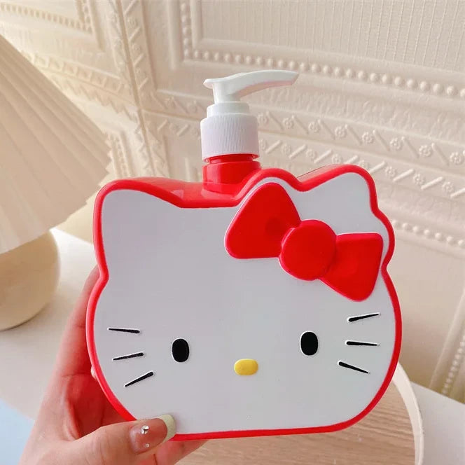 Sanrio Red Hello Kitty Liquid Dispensing Bottle | 750ml Large Capacity