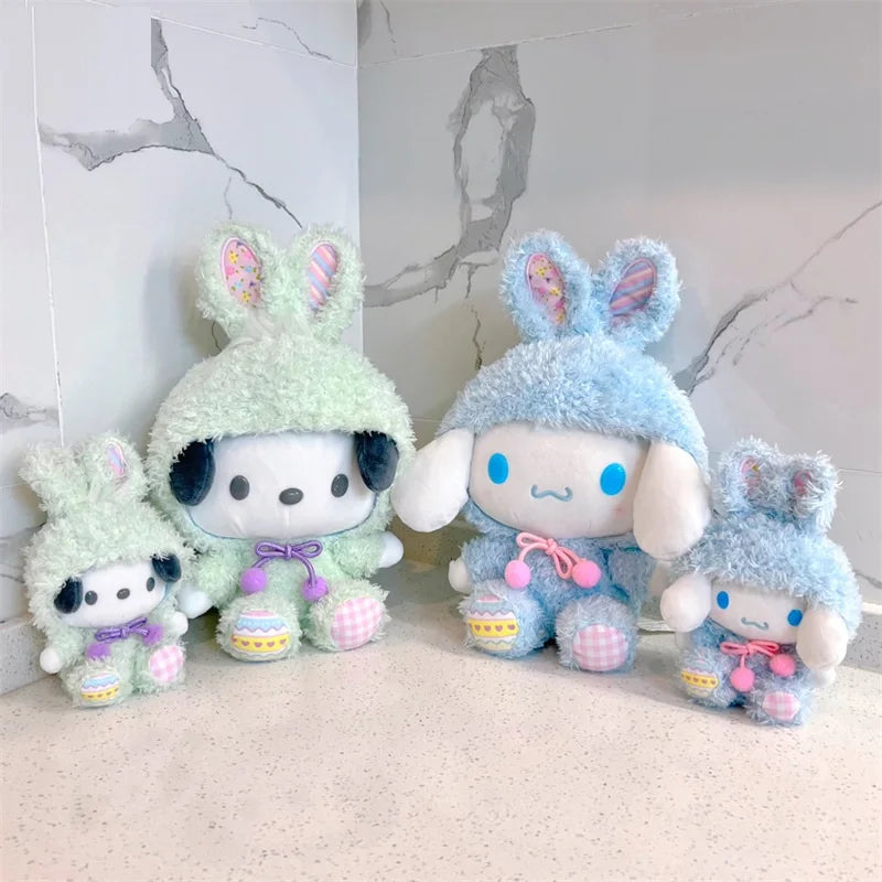 Sanrio Pochacco, Cinnamoroll Kawaii Plush Toys | Easter Series