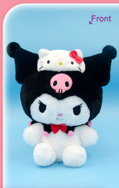 Sanrio Kuromi Plush Doll | Hello Kiity Hat Style | 50th Anniversary Edition 13cm / 22cm