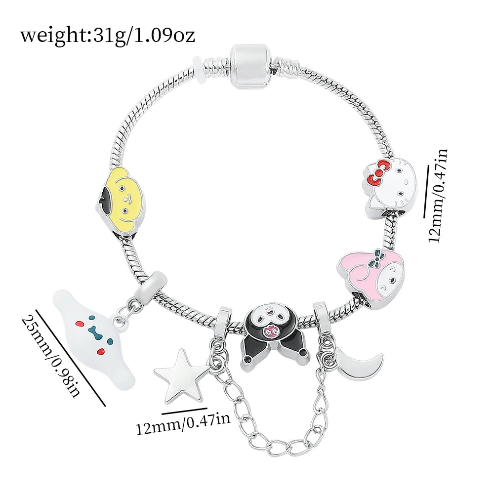 Sanrio Kuromi Charm Bracelet