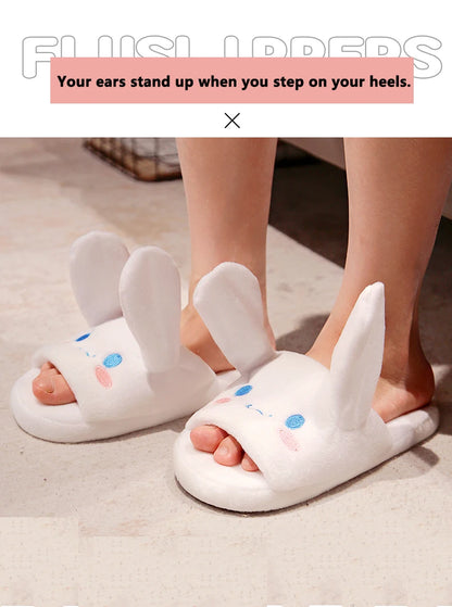 Sanrio Indoor Slippers | Cinnamoroll House Slippers with Moving Ears