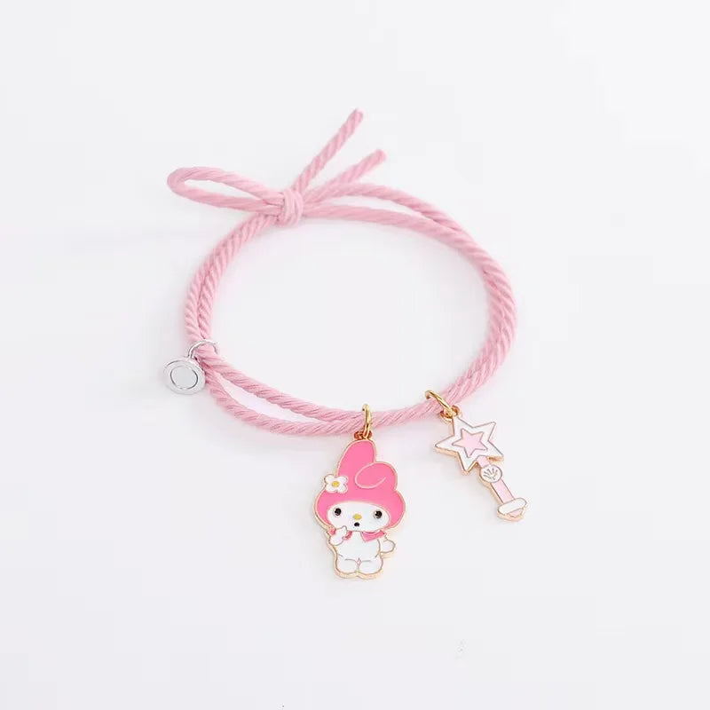 kuromi & My Melody Magnetic Couple Bracelet (2 pieces)