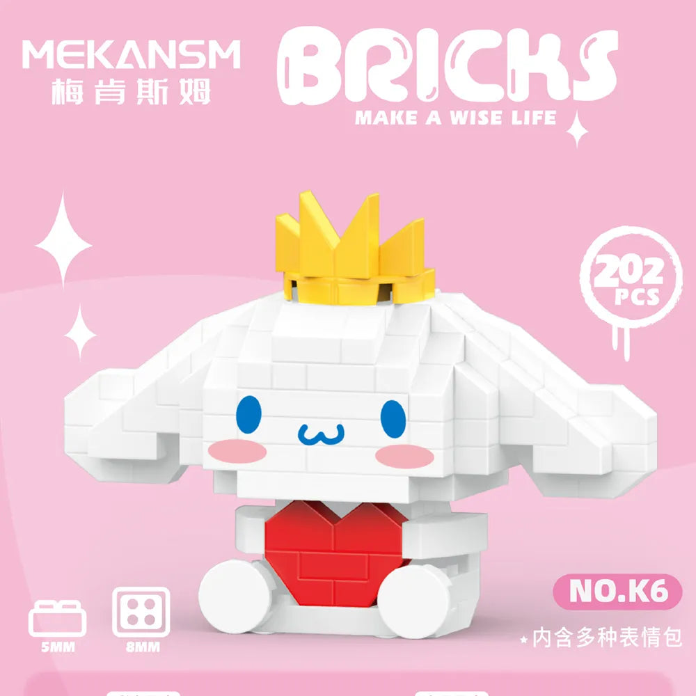 Cinnamoroll Nano Block with Heart and Crown