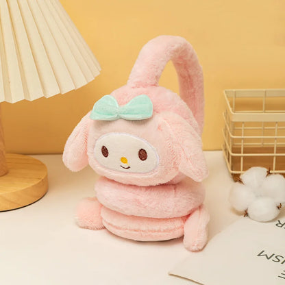 My Melody Soft Plush Ear Warmer and Fluffy Earmuffs