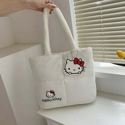 Sanrio Hello Kitty Puffer Shoulder Bag | Puffy Tote Bag