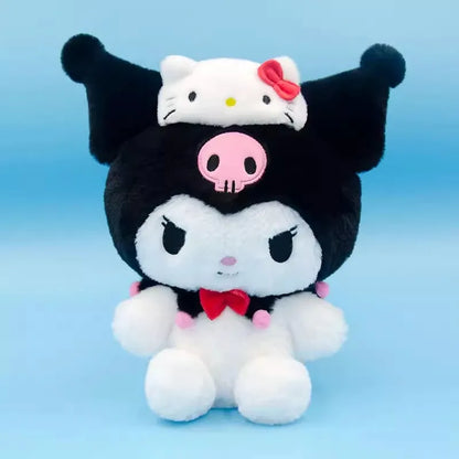 Sanrio Kuromi Plush Doll | Hello Kiity Hat Style | 50th Anniversary Edition 13cm / 22cm