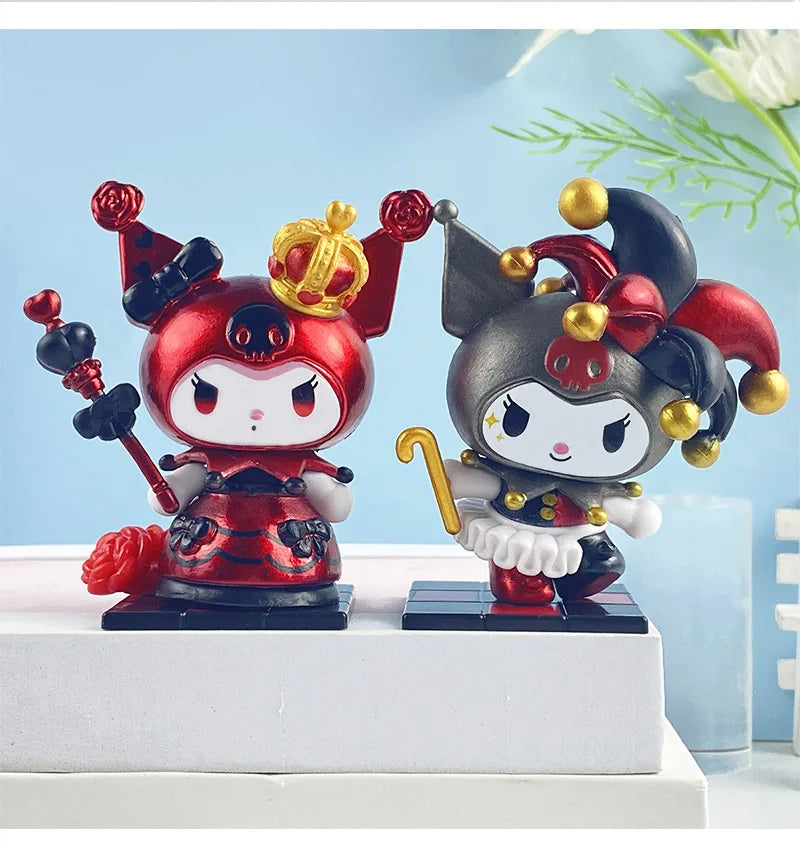 Sanrio Kuromi Blind box Kawaii Figures Toys | Poker Kingdom Series