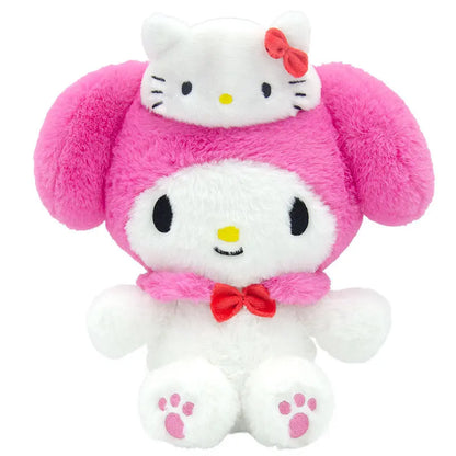 Sanrio My Melody Plush Doll | Hello Kitty Hat Style | 50th Anniversary Edition (13cm /22cm)