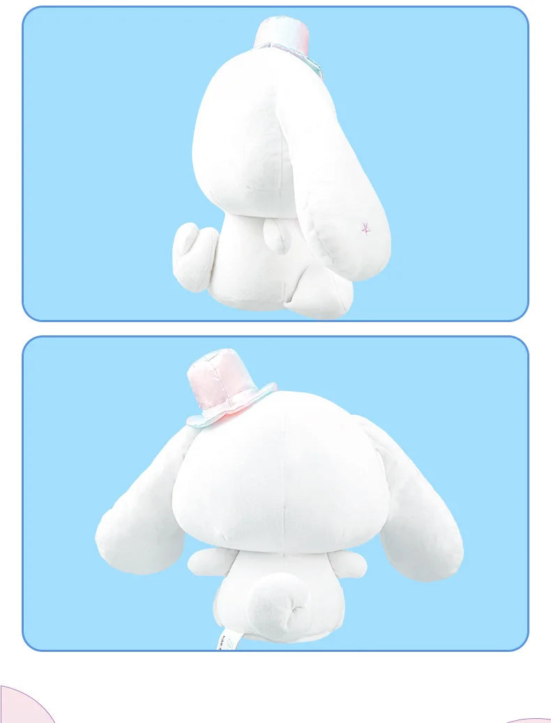 Sanrio Kawaii Colorful Cinnamoroll Stuffed Toys | Rainbow Plushier Soft Pillow | (25cm / 30cm)