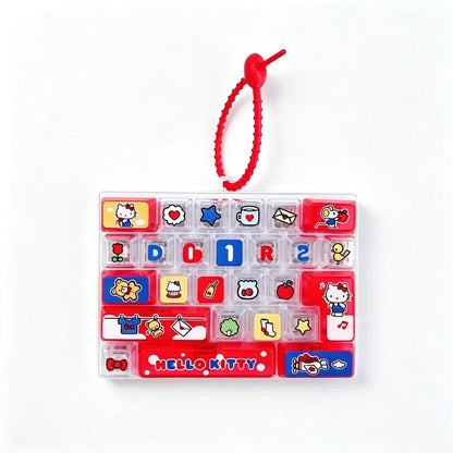 Sanrio Cute Clicky Keyboard Keychain | 26 Keys