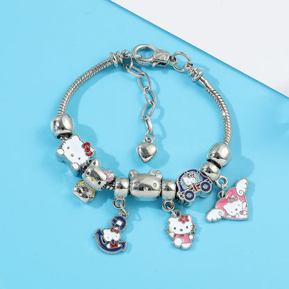 Sanrio Hello Kitty Metal Charms Bracelet 