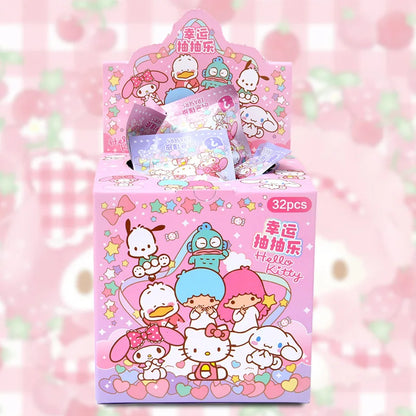 32Pcs/Box Sanrio Eraser Blind Box Hello Kitty & Friends | Crayon Shin-chan | Pokemon