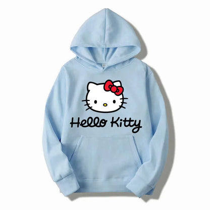 Sanrio Hello Kitty Sweatshirt & Hoodie (light blue)