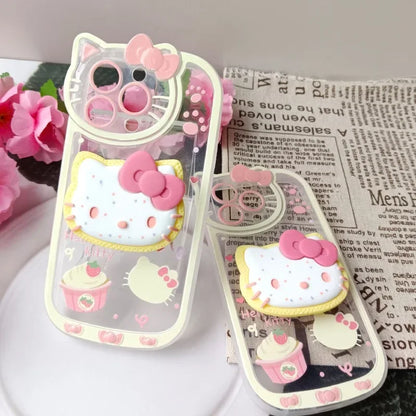 Pinky Hello Kitty Stand Phone Cases with Holder