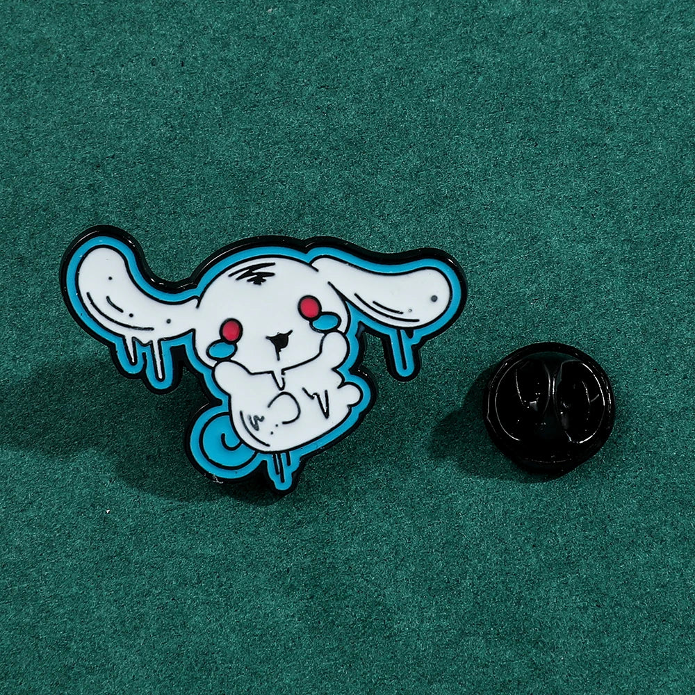 Sanrio Cinnamoroll Badges Featuring Zombies