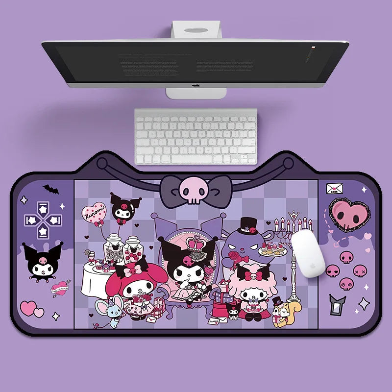 Sanrio Kuromi Mouse Pad | Non-Slip Table Mat