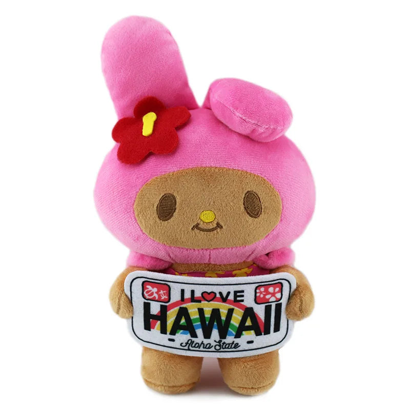 Sanrio My Melody Tanned Skin Plush Toy | Hawaii Series