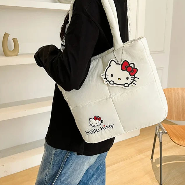 Sanrio Hello Kitty Puffer Puffy Tote Bag