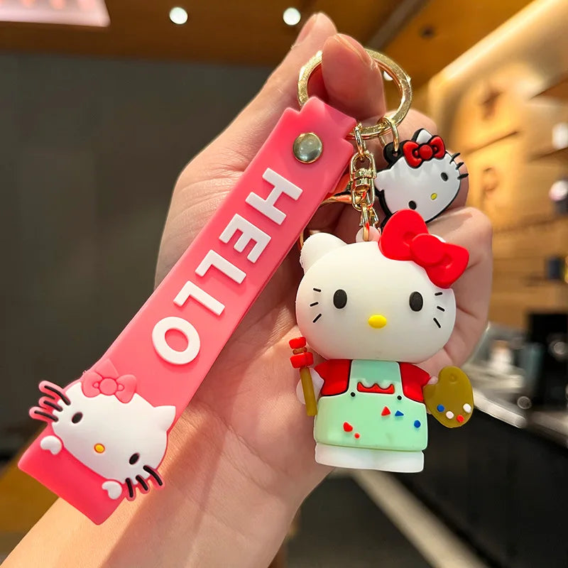 3D Hello Kitty Keychain Drawing