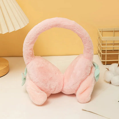 Sanrio Character Soft Plush Ear Warmer |Fluffy Earmuff  (Kuromi, My Melody, Cinnamoroll, Pompompurin)