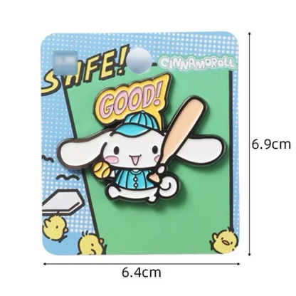 Sanrio Cinnamoroll Sport Days Collection Badges 