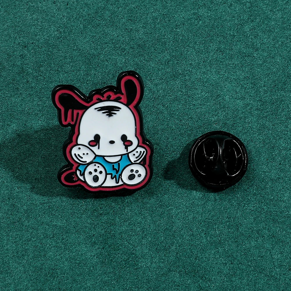 Sanrio Pochacco Badges Featuring Zombies