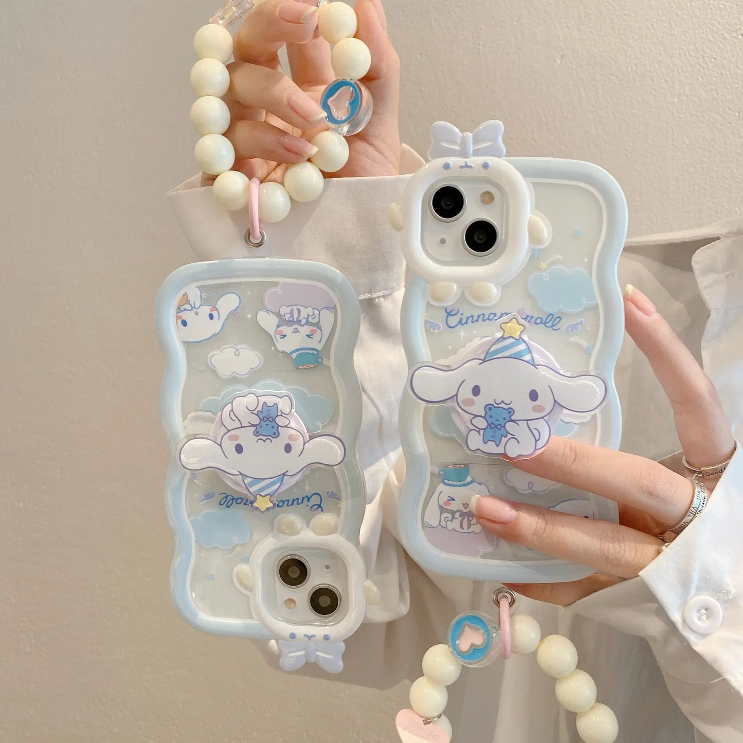 Phone Case Featuring Kawaii Cinnamoroll | Comes with Holder and Strap