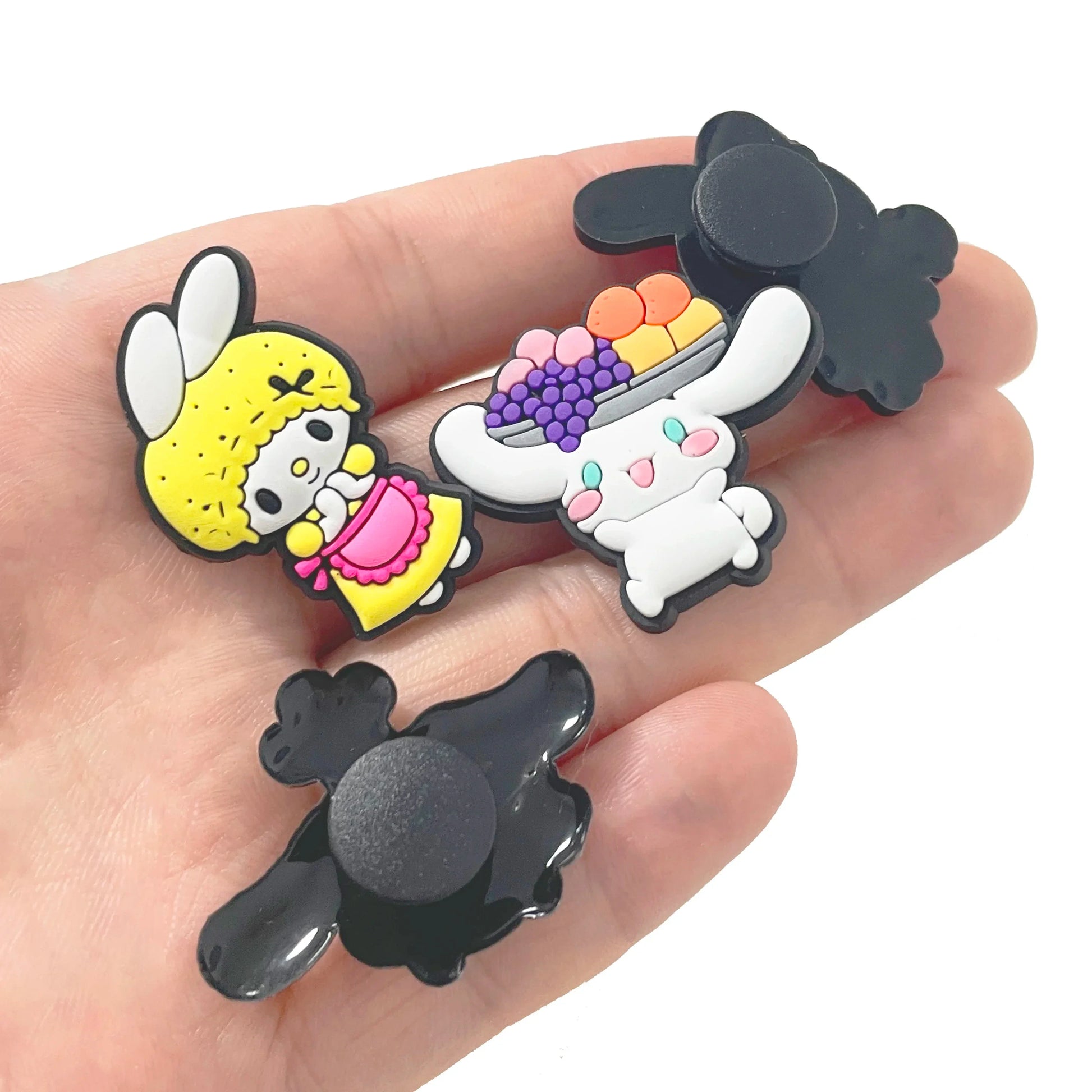 10 Sanrio Character Shoe Charms (Includes Hello Kitty, Kuromi, My Melody, Cinnamoroll)