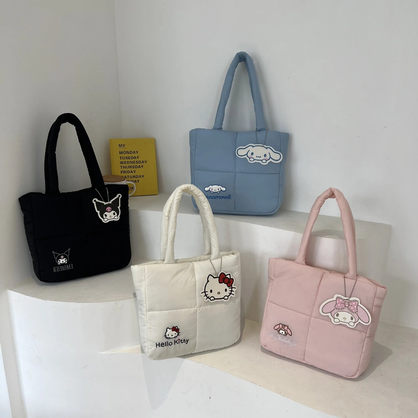 Sanrio Cinnamoroll Puffer Shoulder Bag