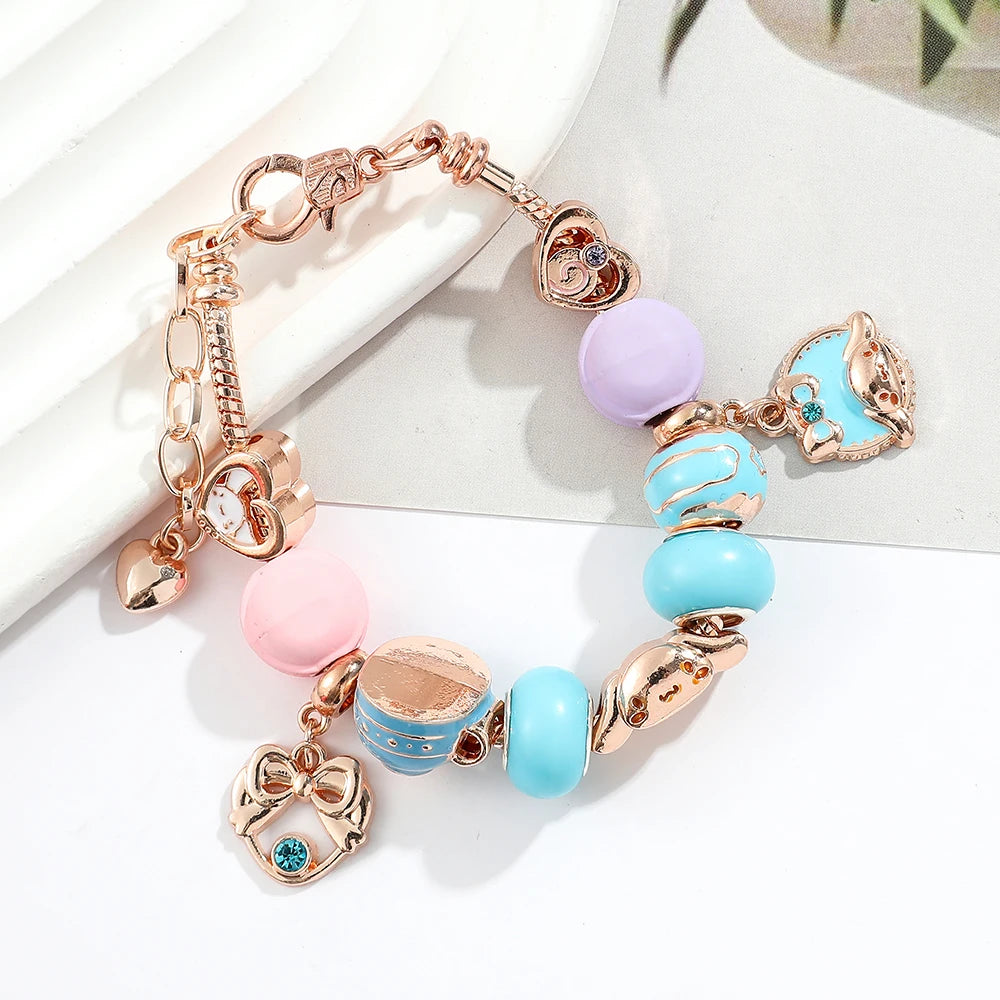 Sanrio Cinnamoroll Colourful Charms Bracelet