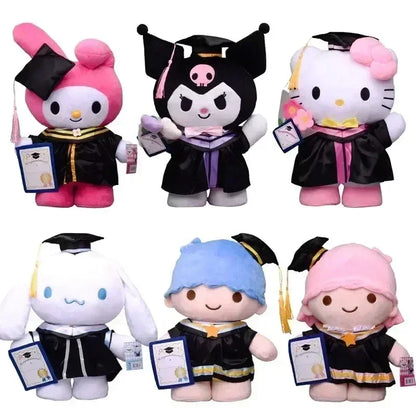 Sanrio My Melody Plush Toy in Graduation Cap and Gown