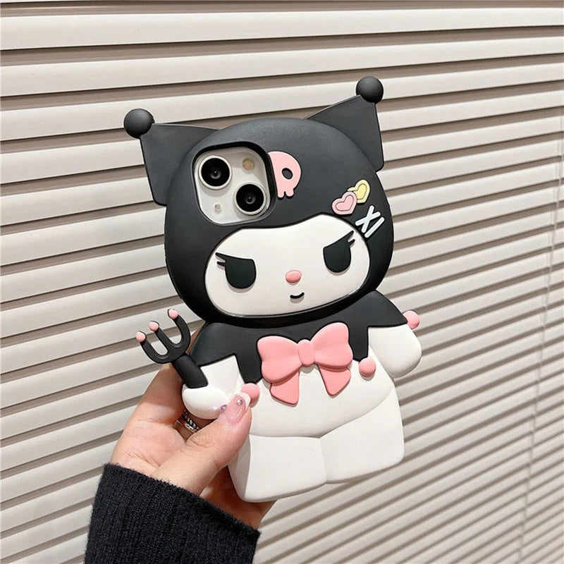 Sanrio Kuromi 3D Silione HandPhone case