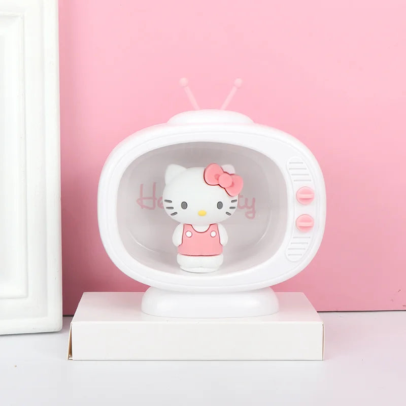 Kawaii Sanrio Hello Kitty Night Light | TV Model 2 in 1 Night Light Decoration