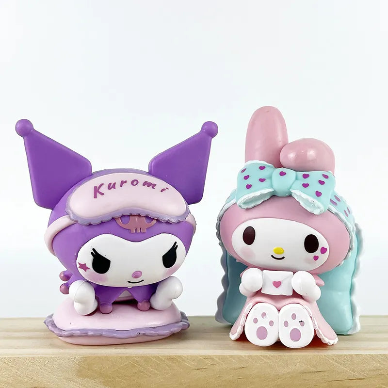 Sanrio Blind Box Cute Kuromi, My Melody Figures Toy | Pajamas Series Collection