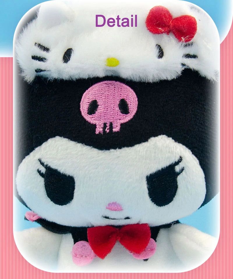 Sanrio Kuromi Plush Doll | Hello Kiity Hat Style | 50th Anniversary Edition 13cm / 22cm