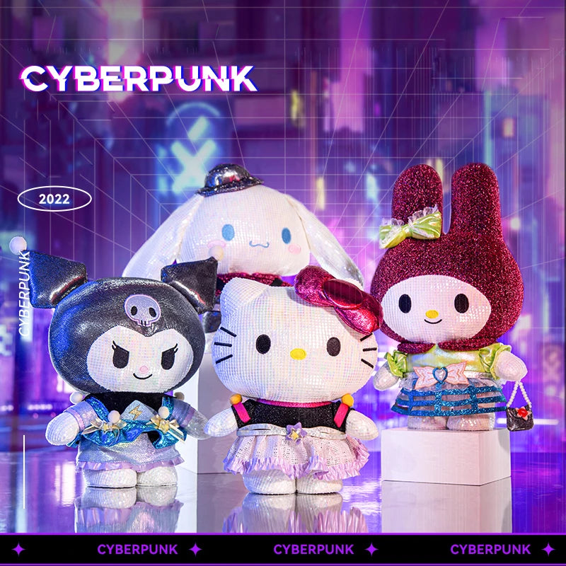 Sanrio Cinnamoroll Cyberpunk Stuffed Toy High-End Sanrio Cyberpunk Series Plushies