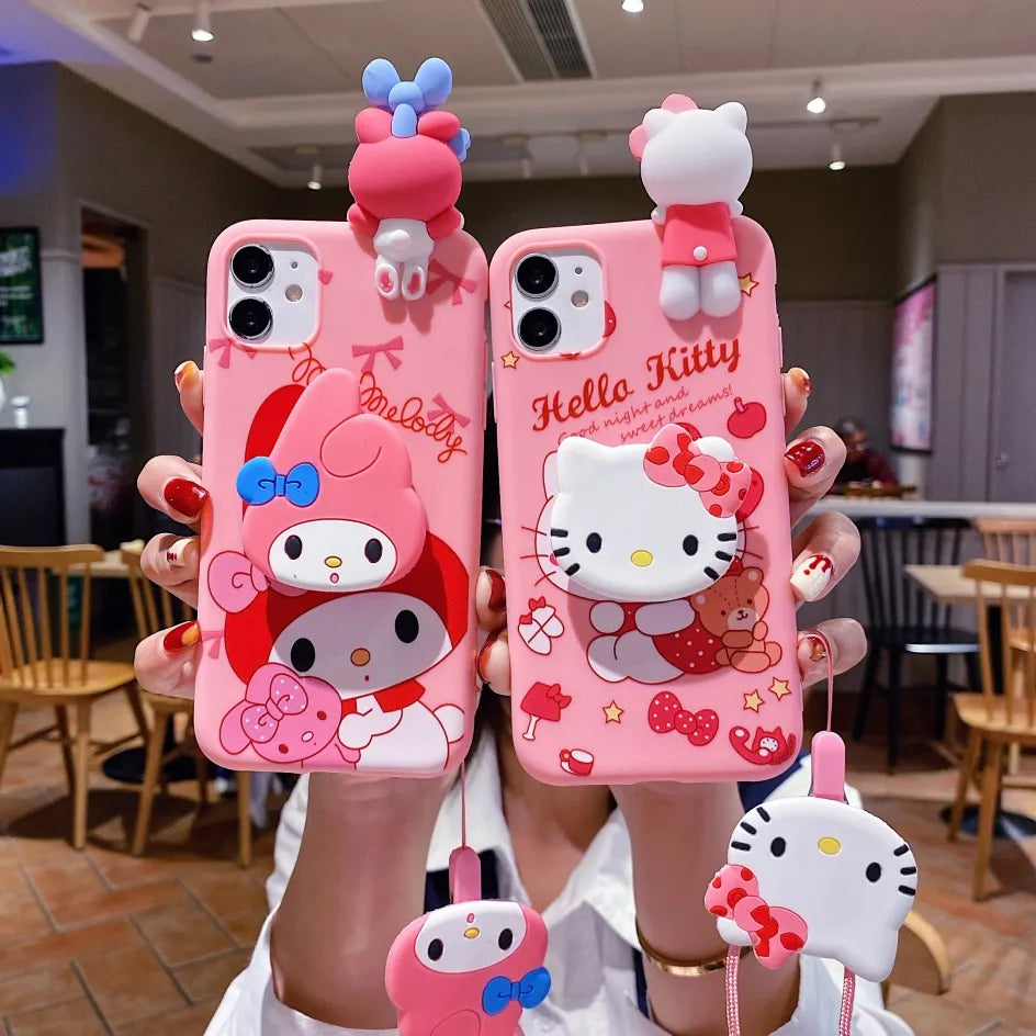 Sanrio  Phone Case | Soft Phone Case With Strap