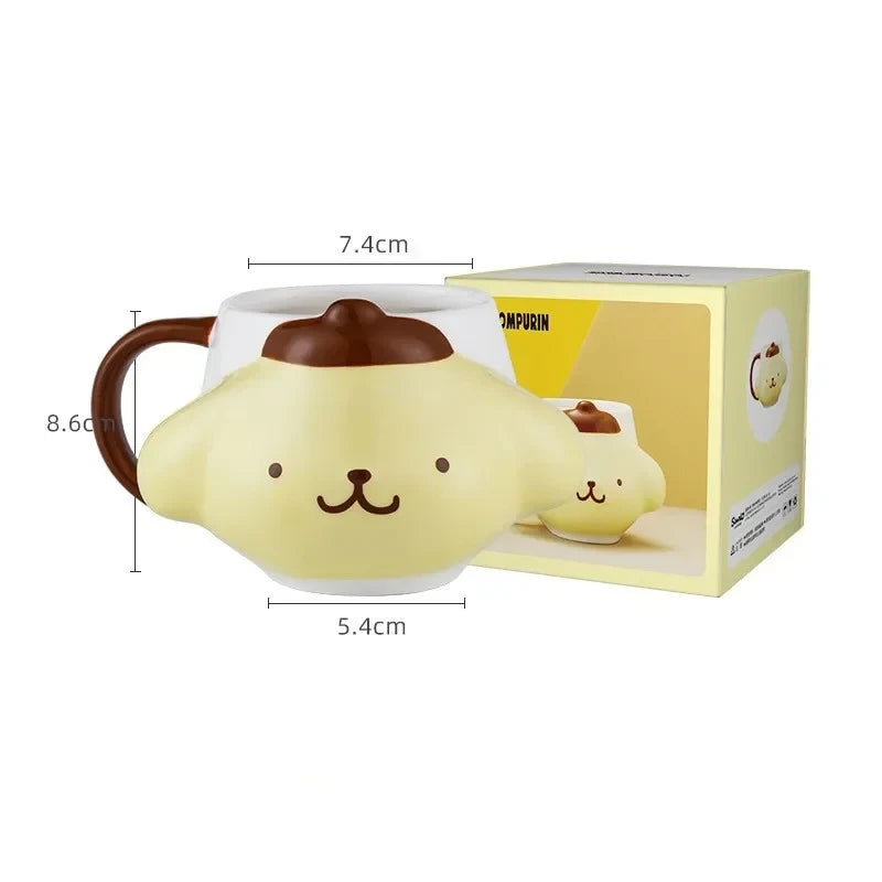 Sanrio Pompompurin Ceramic Mug (450ml) | Pompompurin Coffee Cup