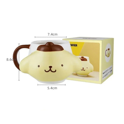 Sanrio Pompompurin Ceramic Mug (450ml) | Pompompurin Coffee Cup