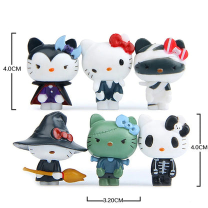 Mysterious Hello Kitty Figurine: Embrace the Halloween Spookiness