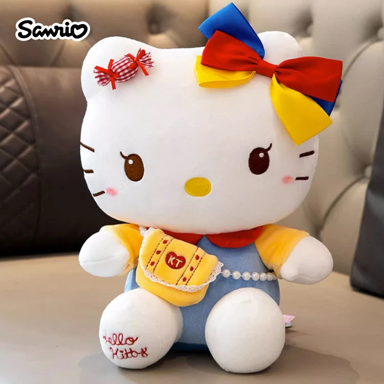 Sanrio Hello Kitty Plush Toys with Yellow Backpacks