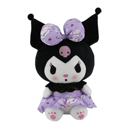 25cm Kuromi Plush Toy in Lolita Princess Purple Dress: A Cute and Royal Companion