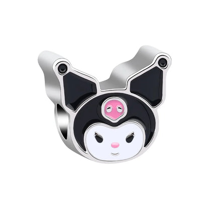 Black Kuromi Charms & Pendants for Snack Chain Bracelets