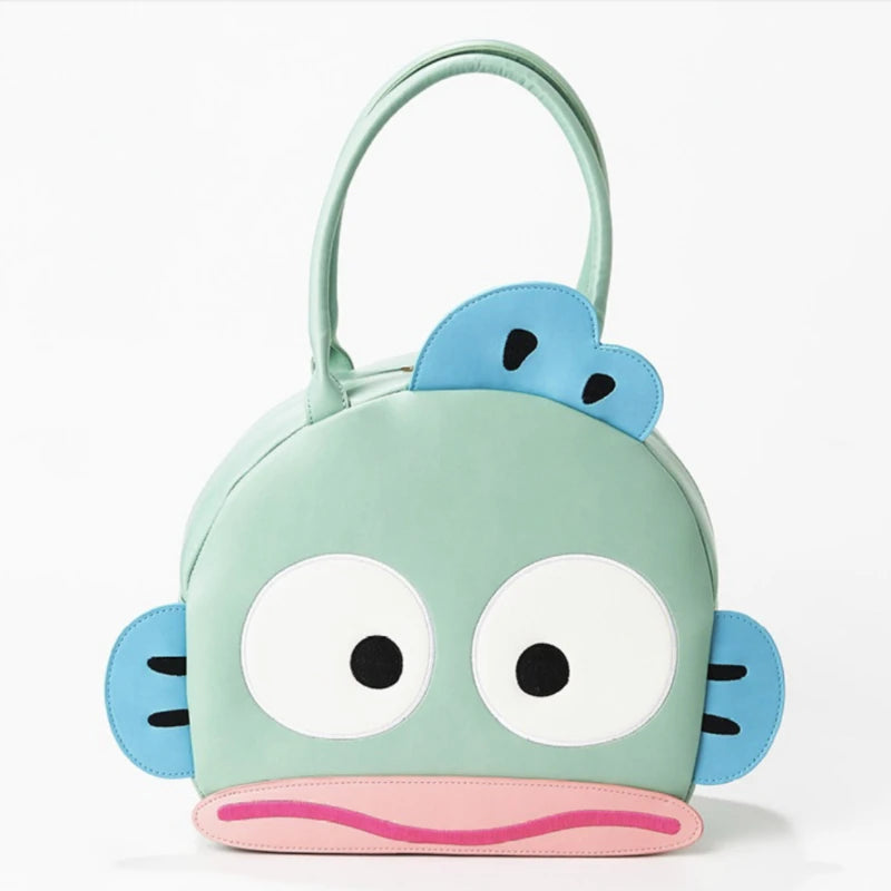 Sanrio Hangyodon Leather Handbag | Kawaii Leather Handbag Magic for Every Girl!