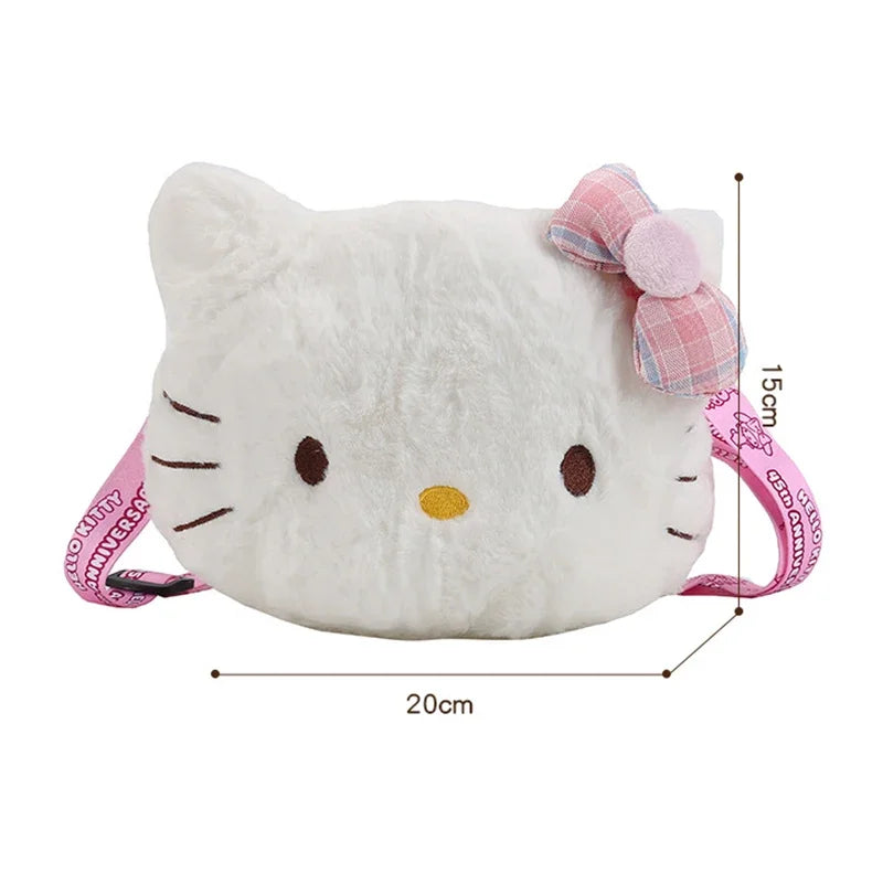 Mini Shoulder Bag with Plush Hello Kitty Messenger Design by Sanrio