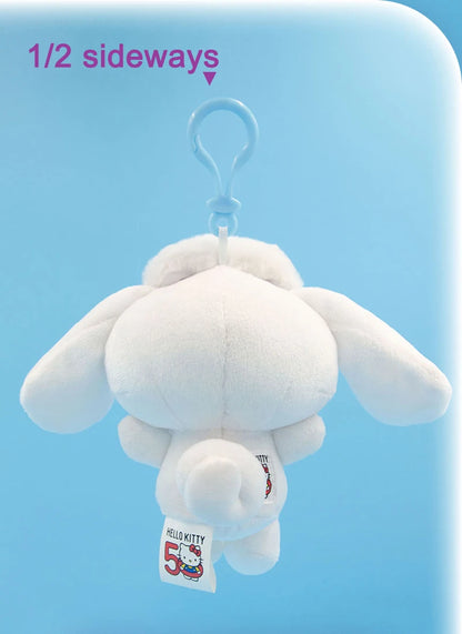 Sanrio Cinnamoroll Plush Doll and Keyring| 50th Anniversary Edition