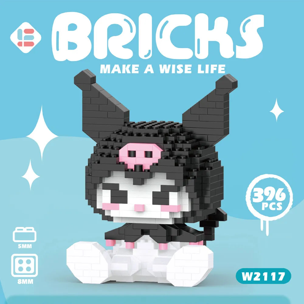 Kuromi Nano Building Block | Sanrio Character Collection Series