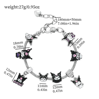 Kuromi Charms Bracelets Sanrio Kuromi Charm Dangles